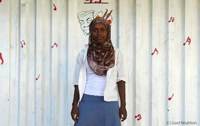 エチオピアのベリヤバーケットちゃん18歳