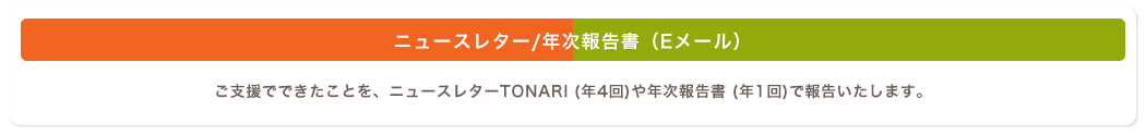 ニュースレター/年次報告書（Eメール）