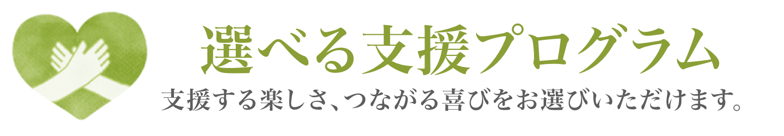 選べる支援プログラム