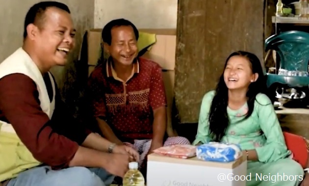 子どもスポンサーの支援を受けているプロニタ