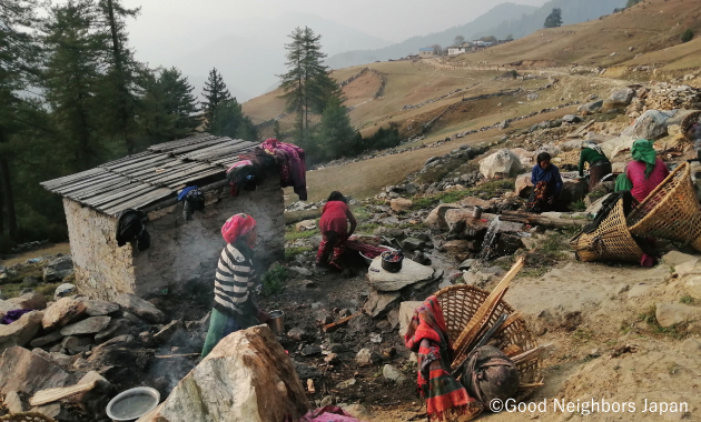 月経期間中の女性たち