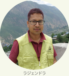 現地スタッフ　ラジェンドラ