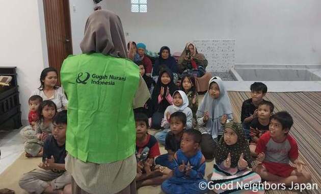 こころのケアを受ける子どもたち