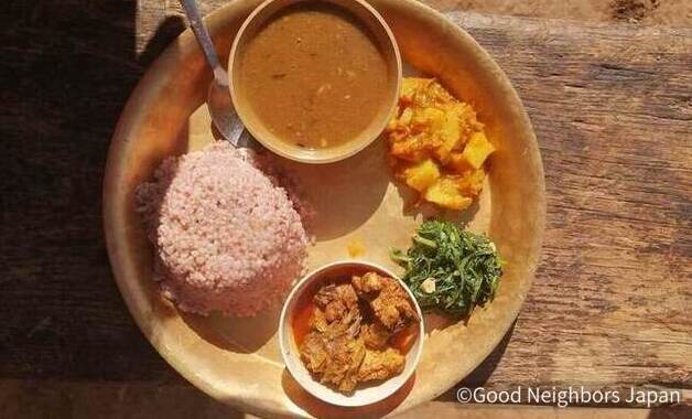 ネパールの珍しいお米