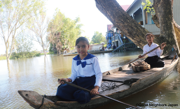 カンボジアでは淡水魚がよく食べられます