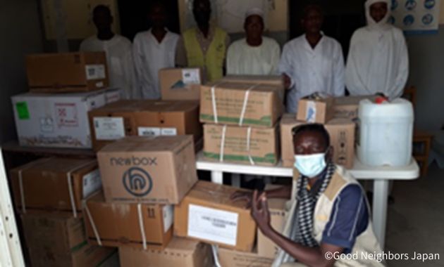 医療物資とスタッフ