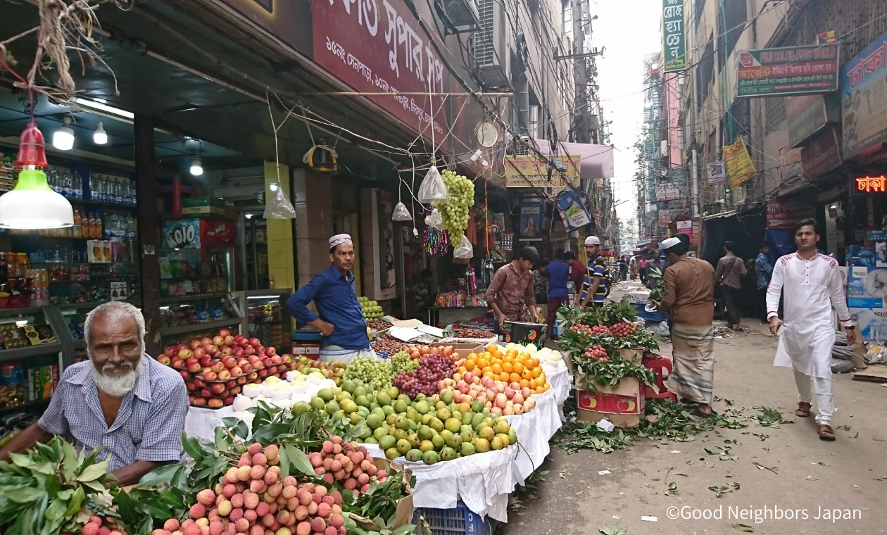 バザールの様子