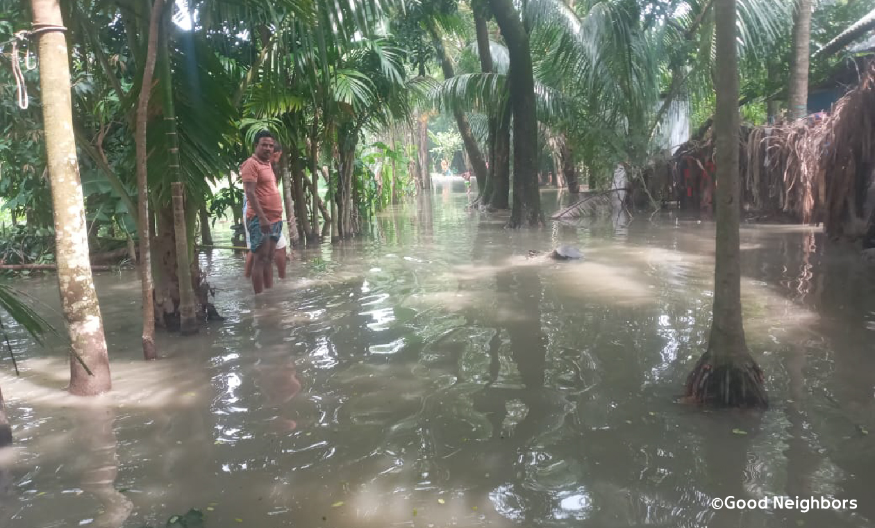 数か月続く洪水被害