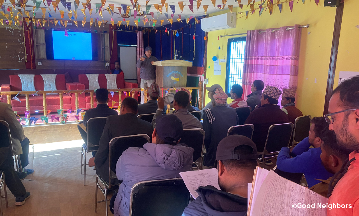 事業説明の様子