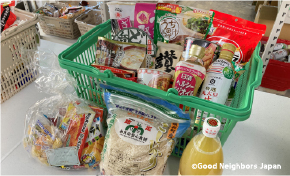 配付している食品例