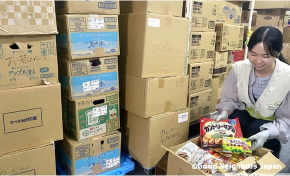 配付準備の様子