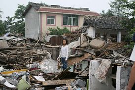 中国四川省大地震災害支援