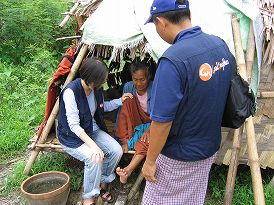 ミャンマー大型サイクロン災害支援