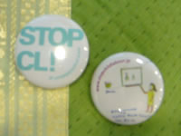 STOP CL 缶バッチ